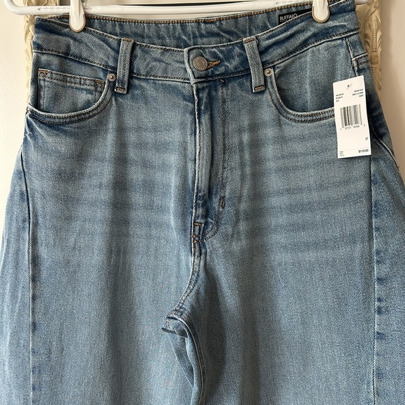 BUFFALO DAVID BITTON | Barbara High Rise Barrel Jeans in Vintage Indigo Blue - Picture 7 of 16